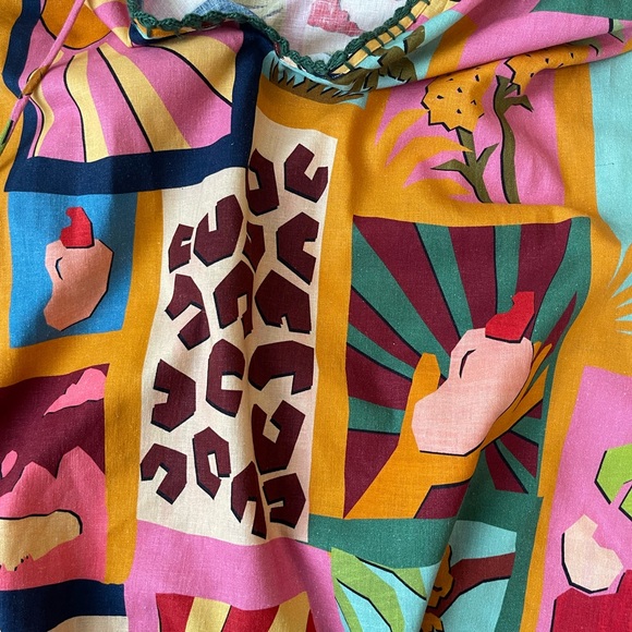 Farm Rio tunic dress beach coverup size S - Picture 9 of 11